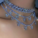 Butterfly Pendant Choker