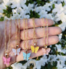 Opal Butterfly Necklace