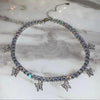 Butterfly Pendant Choker